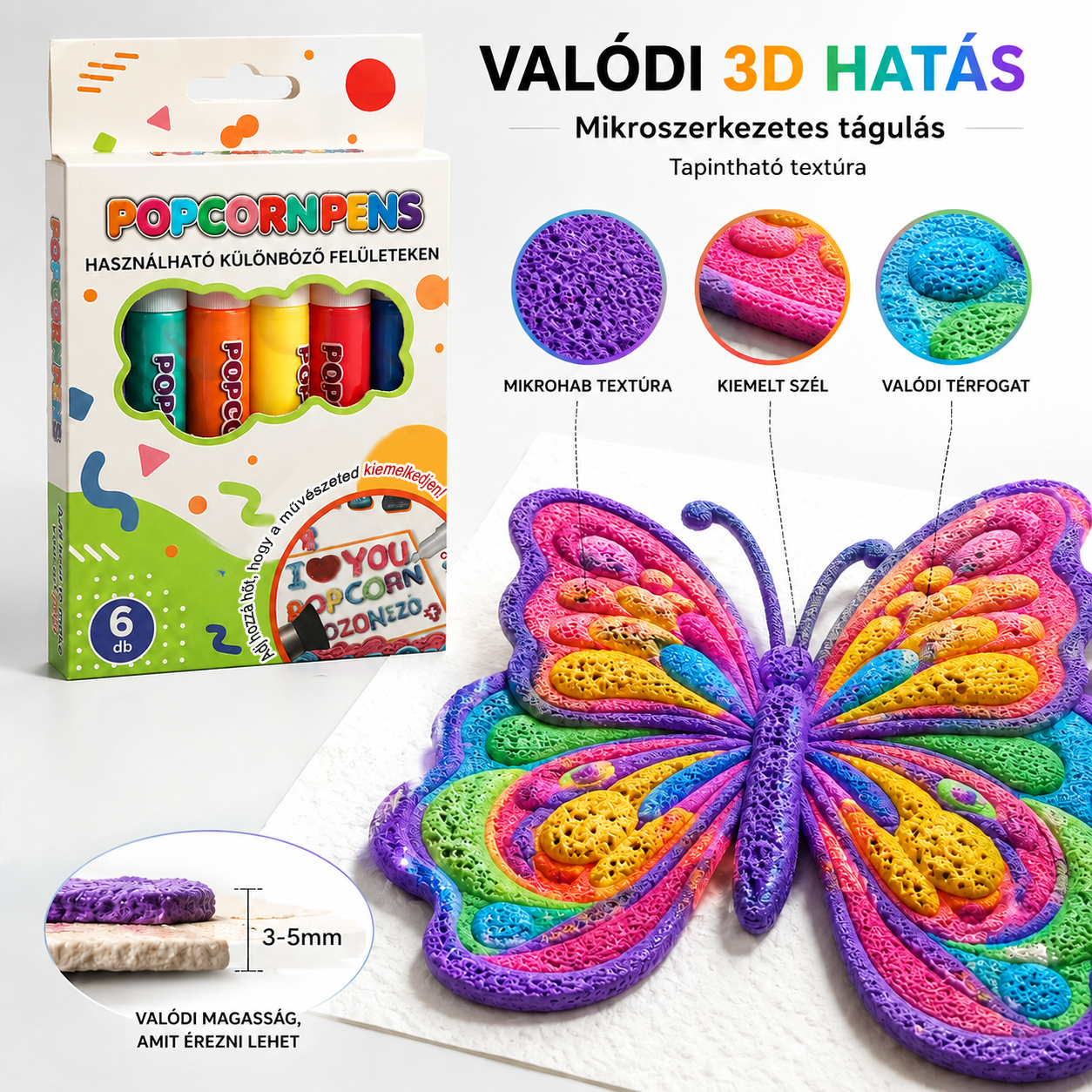 Coauoo® 𝟯𝗗 𝗥𝗲𝗹𝗶𝗲𝗳 𝗔𝗿𝘁 𝗣𝗲𝗻 – 𝗔𝗹𝗮𝗸í𝘁𝘀𝗮 𝗮 𝗹𝗮𝗽𝗼𝘀 𝗿𝗮𝗷𝘇𝗼𝗸𝗮𝘁 𝘁𝗮𝗽𝗶𝗻𝘁𝗵𝗮𝘁ó 𝟯𝗗 𝗺ű𝗮𝗹𝗸𝗼𝘁á𝘀𝗼𝗸𝗸á ⭐