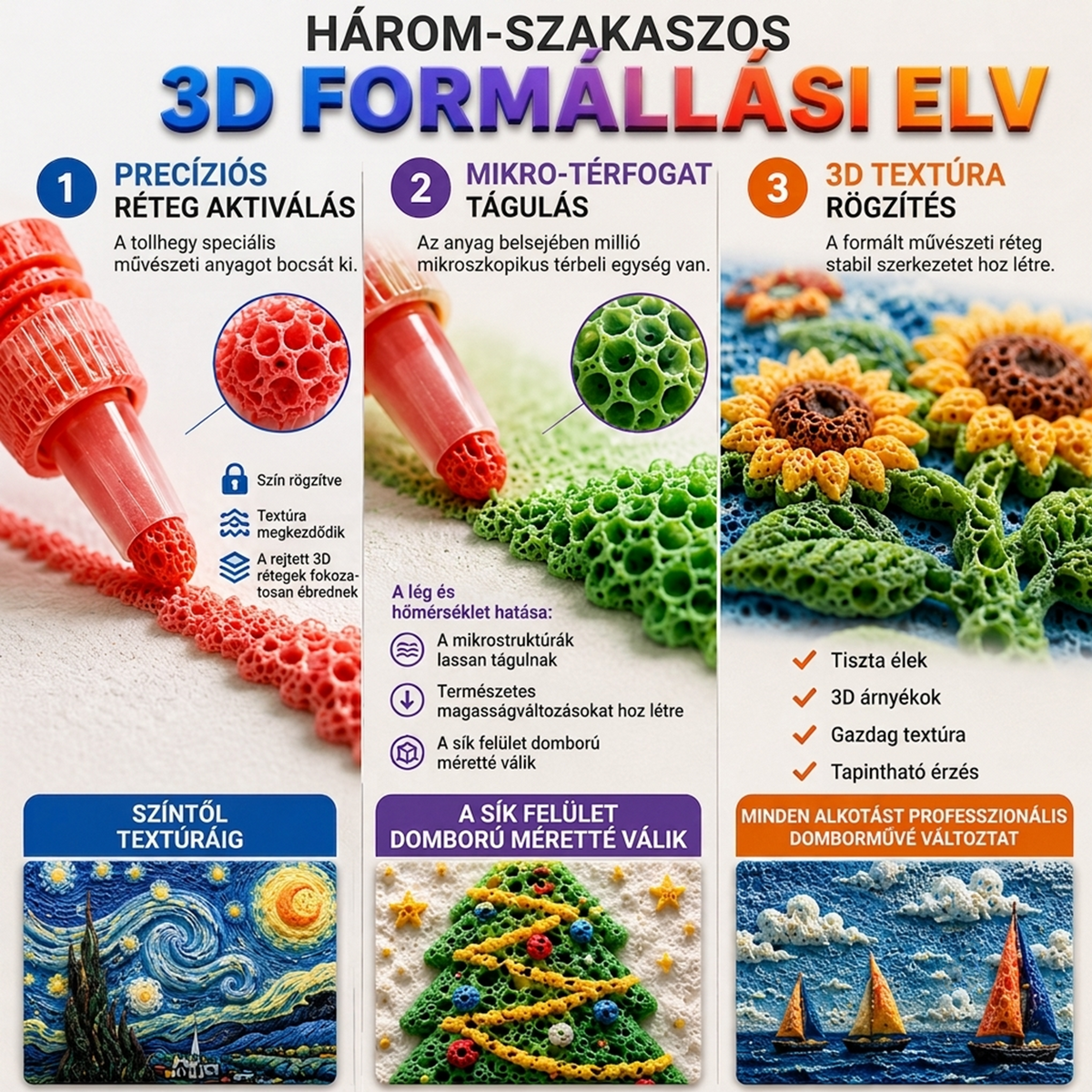 Coauoo® 𝟯𝗗 𝗥𝗲𝗹𝗶𝗲𝗳 𝗔𝗿𝘁 𝗣𝗲𝗻 – 𝗔𝗹𝗮𝗸í𝘁𝘀𝗮 𝗮 𝗹𝗮𝗽𝗼𝘀 𝗿𝗮𝗷𝘇𝗼𝗸𝗮𝘁 𝘁𝗮𝗽𝗶𝗻𝘁𝗵𝗮𝘁ó 𝟯𝗗 𝗺ű𝗮𝗹𝗸𝗼𝘁á𝘀𝗼𝗸𝗸á ⭐